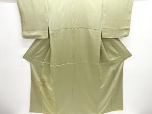 光悦垣に草花模様刺繍訪問着